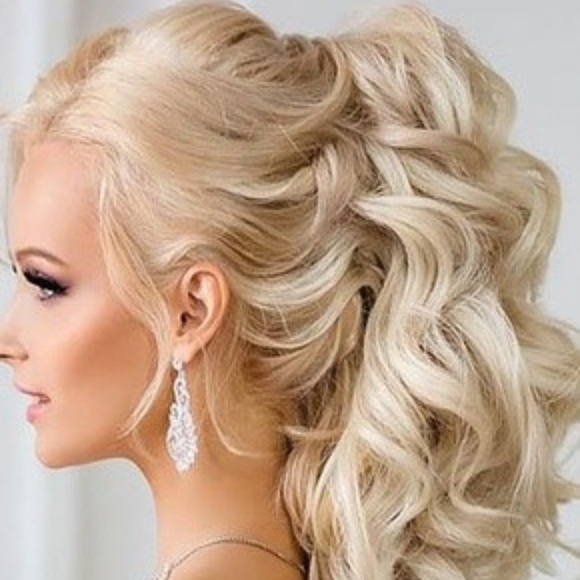 Ponytail Claw Jaw Clip Hair Ext Curly 18\